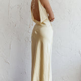 Cassiopeia Open Back Maxi Dress Butter