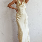 Cassiopeia Open Back Maxi Dress Butter