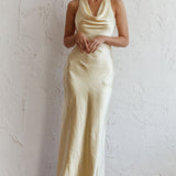Cassiopeia Open Back Maxi Dress Butter
