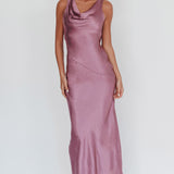 Cassiopeia Open Back Maxi Dress Grape