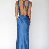Cassiopeia Open Back Maxi Dress Navy