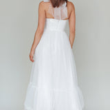 Alegria Tulle Maxi Dress White