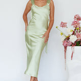 Amielle Open Back Midi Dress Mint