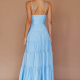 Main Attraction Cami Strap Maxi Dress Blue