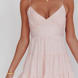 Main Attraction Cami Strap Maxi Dress Blush