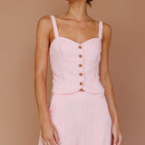 Play It Cool Wide Leg Pants Pink