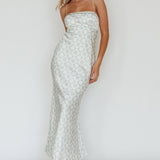 Lane Cove Cami Strap Maxi Dress Print Matcha