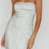 Lane Cove Cami Strap Maxi Dress Print Matcha
