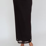 Lorely Mesh Maxi Skirt Black