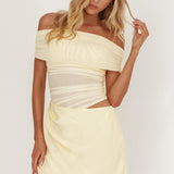 Lorely Off-Shoulder Mini Dress Butter
