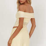 Lorely Off-Shoulder Mini Dress Butter