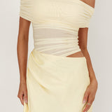 Lorely Off-Shoulder Mini Dress Butter