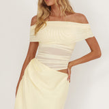 Lorely Off-Shoulder Mini Dress Butter