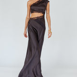 Mahli One-Shoulder Maxi Dress Black