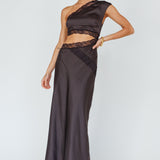 Mahli One-Shoulder Maxi Dress Black