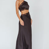 Mahli One-Shoulder Maxi Dress Black