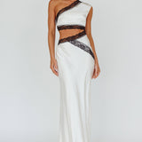 Mahli One-Shoulder Maxi Dress Champagne