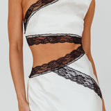 Mahli One-Shoulder Maxi Dress Champagne
