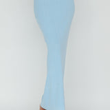 Rossana Knit Maxi Skirt Blue