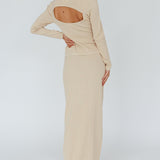 Rossana Knit Maxi Skirt Butter