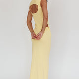 Rossana Ribbed Maxi Skirt Butter
