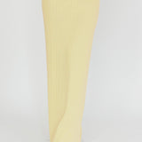 Rossana Ribbed Maxi Skirt Butter