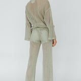 Mahina Long Net Pants Sage