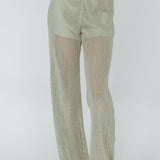 Mahina Long Net Pants Sage