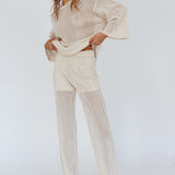 Mahina Long Net Pants Sand