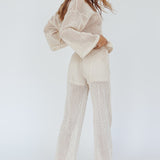 Mahina Long Net Pants Sand