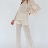 Mahina Long Net Pants Sand