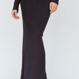 Lauryn Stretch Maxi Skirt Black
