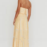 Cressida Line Ruffle Maxi Dress Mango