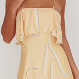 Cressida Line Ruffle Maxi Dress Mango