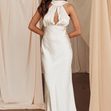 Starry Nights Cowl Back Maxi Dress Champagne