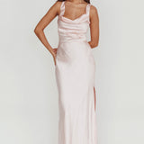 Sitara Tied Back Maxi Dress Blush