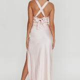 Sitara Tied Back Maxi Dress Blush