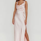 Sitara Tied Back Maxi Dress Blush