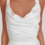 Sitara Tied Back Maxi Dress White