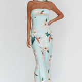 Damsel Reverse Halter Maxi Dress Magnolia Mint