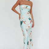 Damsel Reverse Halter Maxi Dress Magnolia Mint