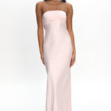 Damsel Reverse Halter Maxi Dress Blush