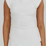 Maysa Cowl Back Maxi Dress Off White