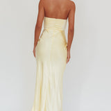 City Of Stars Strapless Maxi Dress Butter