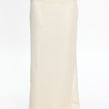 Alivya Ruched Waist Maxi Skirt Butter