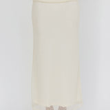 Alivya Ruched Side Maxi Skirt Butter