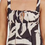 Colette A-Line Maxi Dress Black