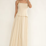 Antonita Cami Strap Maxi Dress Stone