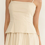 Antonita Cami Strap Maxi Dress Stone