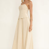 Antonita Cami Strap Maxi Dress Stone